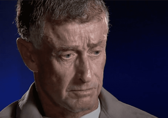 A photo of American novelist Michael Peterson, who was arrested for the death of his wife Kathleen and the events were turned into the TV series The Staircase. 