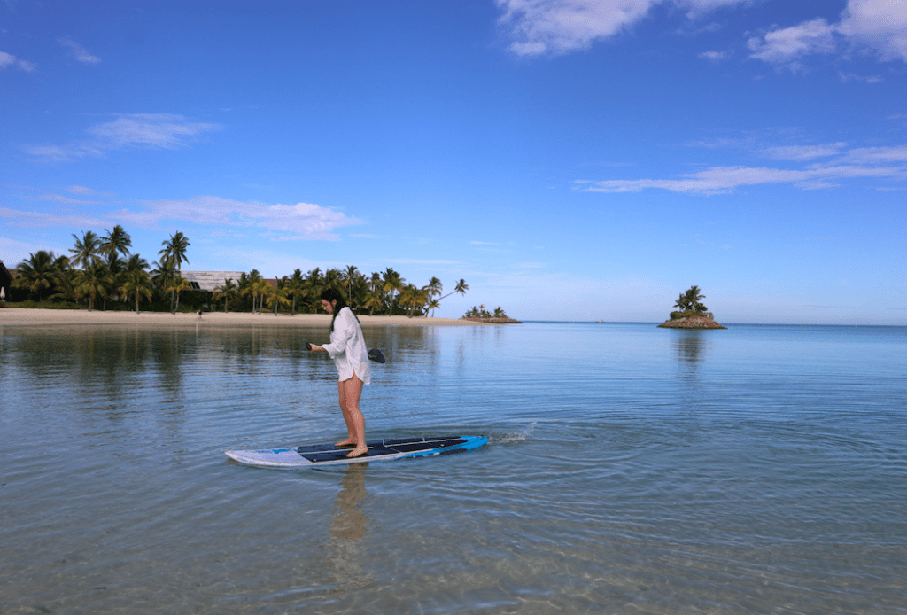 SUP-ing in Fiji