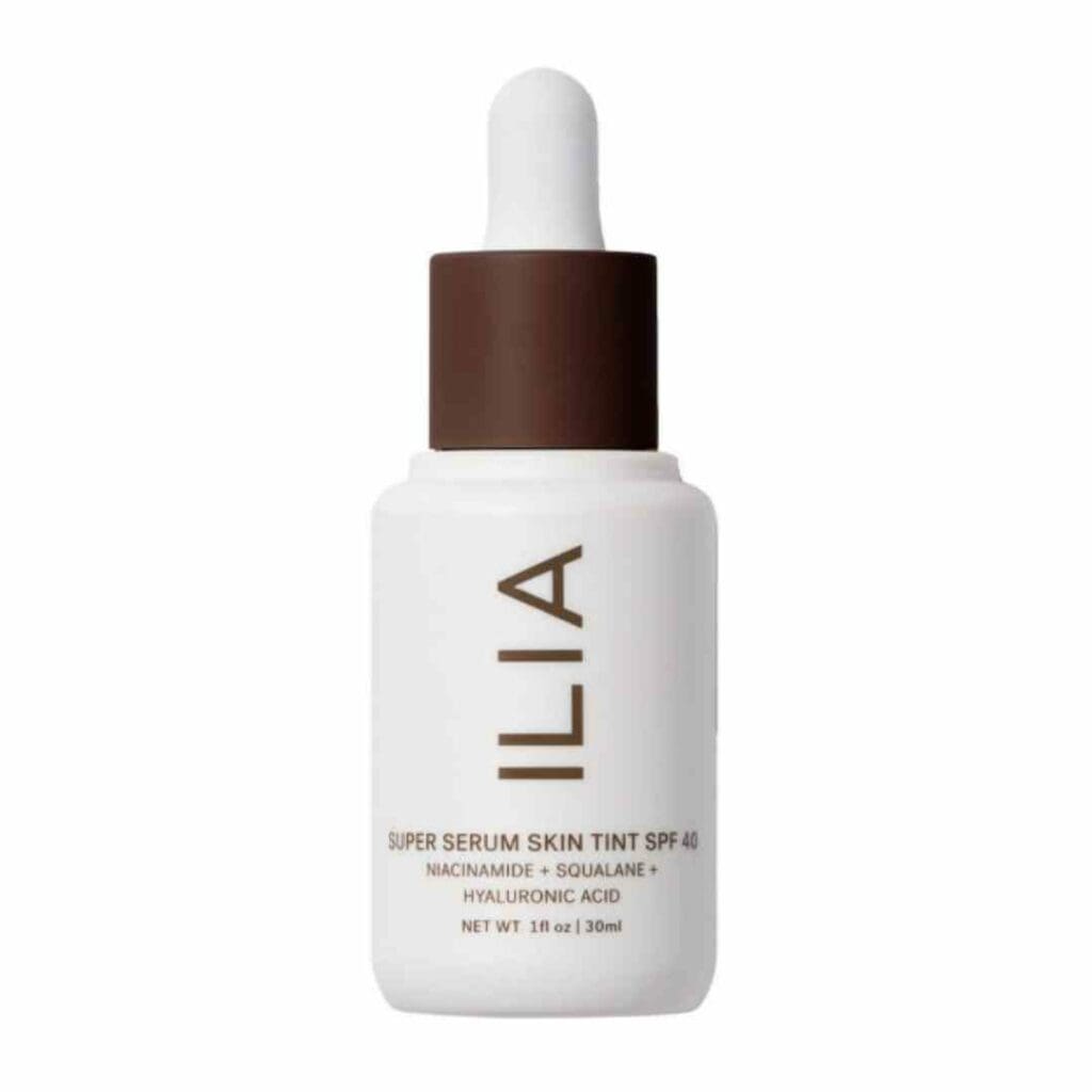 Ilia skin tint against a white background part of our best spring beauty collection